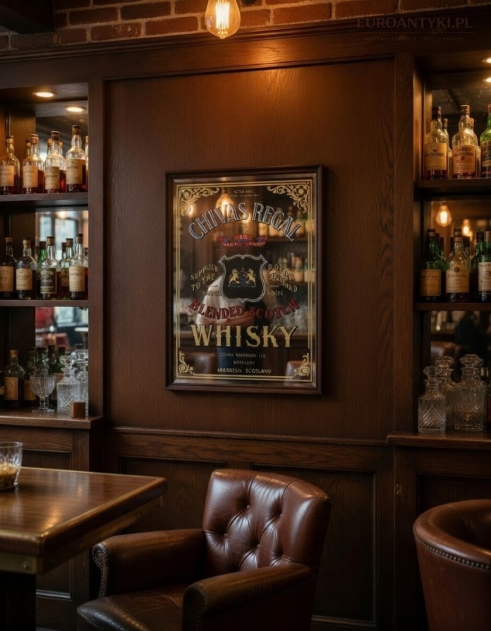 lustro reklamowe whisky chiwas regal